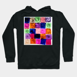 Abstract Chine Colle Print Hoodie